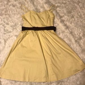 H&M sunny yellow dress